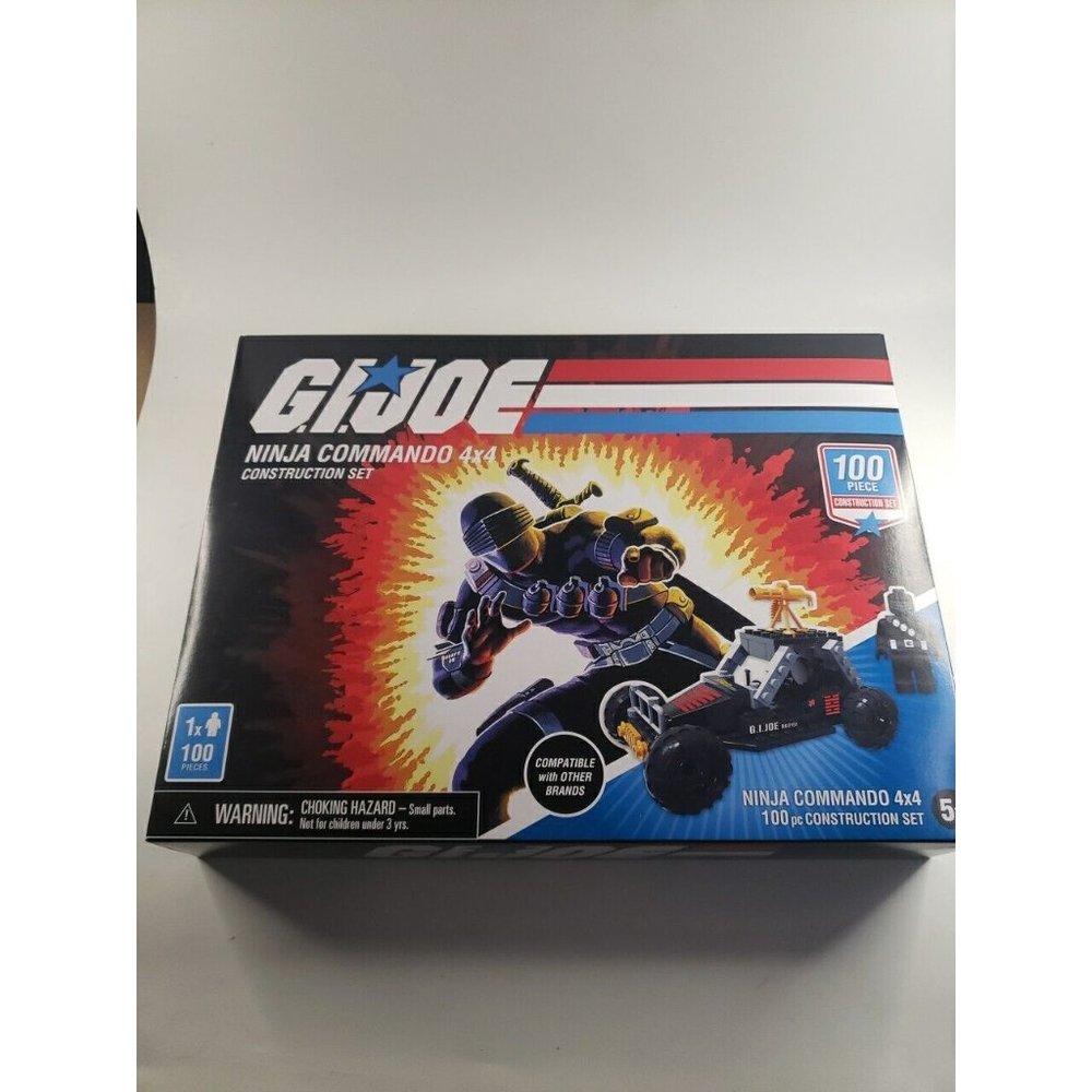 G.I.JOE Ninja Commando 4x4 Construction Set 100pc. New